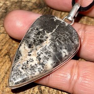Dendritic Agate Pendant 2 1/4”